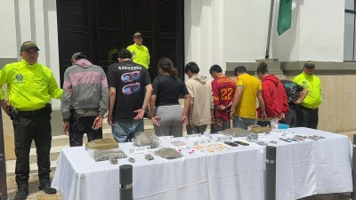 Desarticulan la estructura criminal 'Los Pechi' dedicada a la venta de narcóticos en Bucaramanga