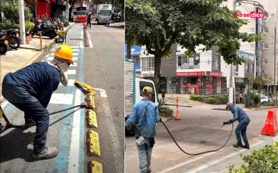 ¿Adiós a las ciclorrutas en Bucaramanga? Ya arrancó el desmonte en la carrera 35.