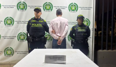 Intentó acercarse a su pareja pese a una medida de protección y terminó capturado en Girón