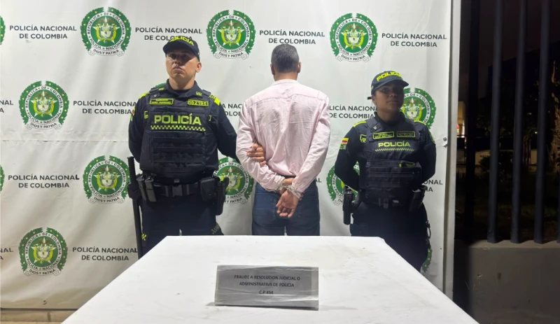 Intentó acercarse a su pareja pese a una medida de protección y terminó capturado en Girón