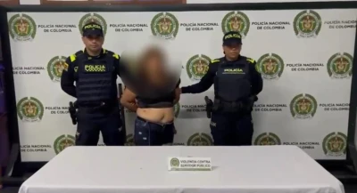 Mujer fue capturada en Girón tras agredir con una piedra a una ciudadana y morder a un policía
