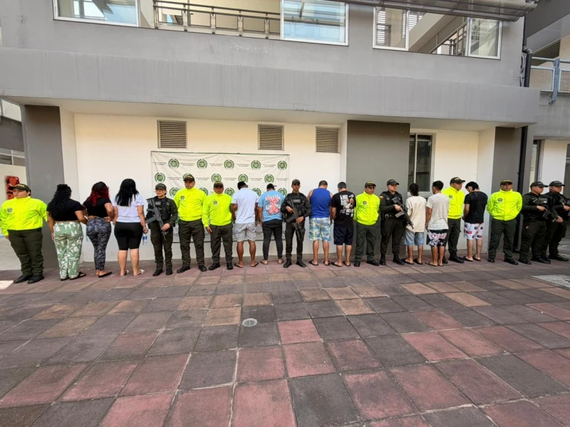 Cayeron "Los Macabros": 11 capturados por homicidios, extorsiones y microtráfico en Santander
