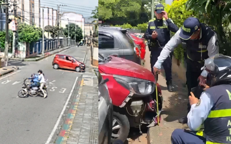 Localizan el vehículo que causó el grave accidente en el barrio Altamira de Floridablanca