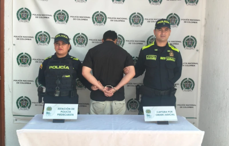 Tenía una condena pendiente por violencia intrafamiliar y fue capturado en Piedecuesta