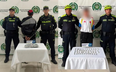 ¡El colmo! Policía capturó dos veces en un día al mismo jíbaro en Bucaramanga