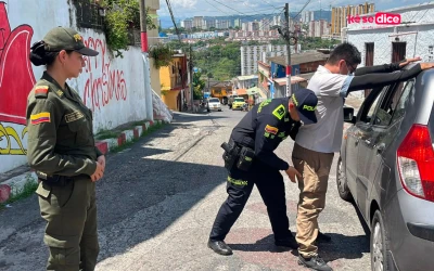 Tras el homicidio del fin de semana, la Policía desplegó fuerte operativo en el barrio Bucaramanga