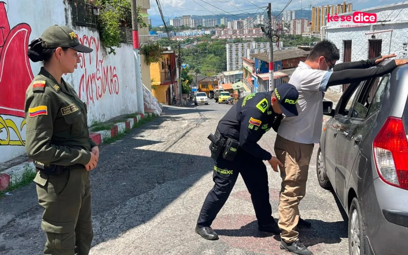 Tras el homicidio del fin de semana, la Policía desplegó fuerte operativo en el barrio Bucaramanga