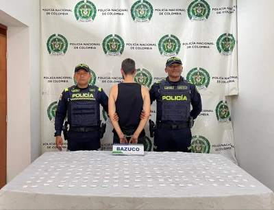 Lo sorprendieron con más de un kilo de perico en el barrio Nariño de Bucaramanga