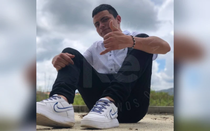 Luis Alberto Lizarazo, el joven que murió en un accidente contra un camión en Santander