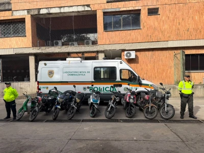 Nueve motocicletas con reporte por hurto aparecieron en patios de tránsito en Bucaramanga