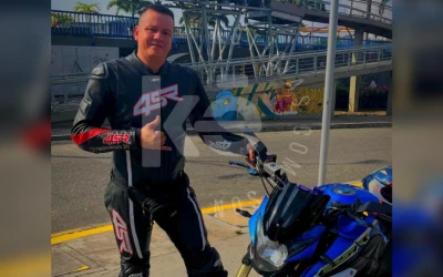Freddy Rivero, reconocido piloto de motovelocidad en Bucaramanga, murió en un accidente