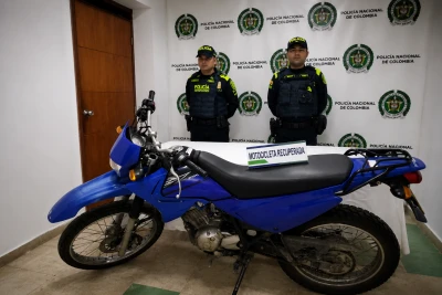 Hallan en Bucaramanga motocicleta con reporte de robo y requerimiento judicial vigente