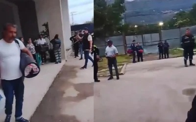 ¡Ahí sí apareció la Policía! Desalojan propietarios que se tomaron el proyecto Puerta de Oro en Girón