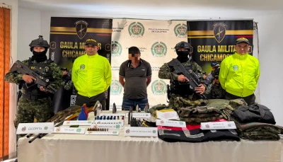 Cae peligroso integrante del Eln que planeaba atentados en Bucaramanga y Santander