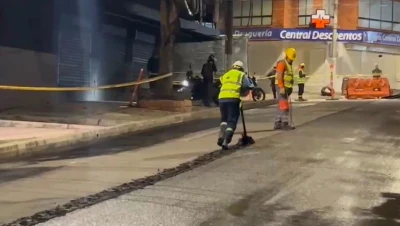 Intervienen la malla vial y la cicloinfraestructura en la calle 35 de Bucaramanga