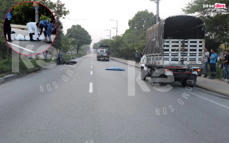 Don Luis se bajó a revisar su camión y encontró la muerte en la vía Girón - Bucaramanga