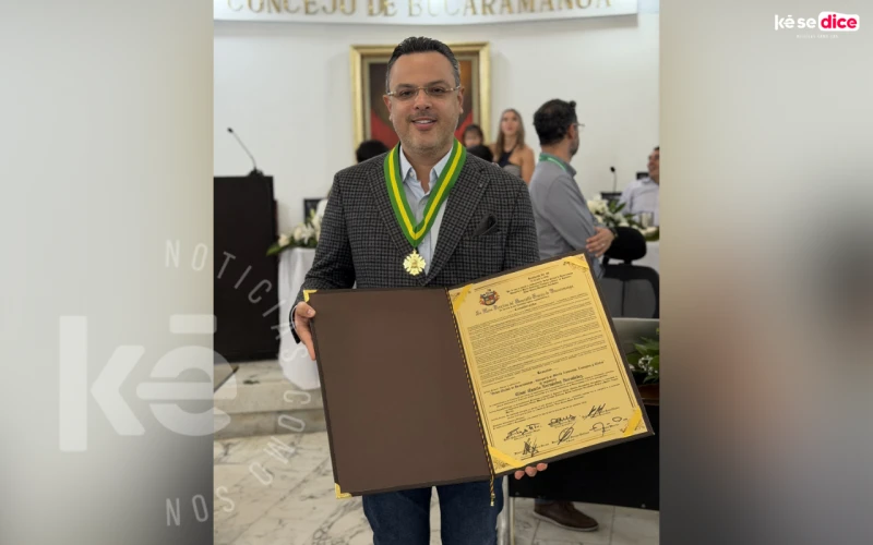 Gerente de EMPAS recibió la Orden Ciudad de Bucaramanga por su compromiso con el medio ambiente