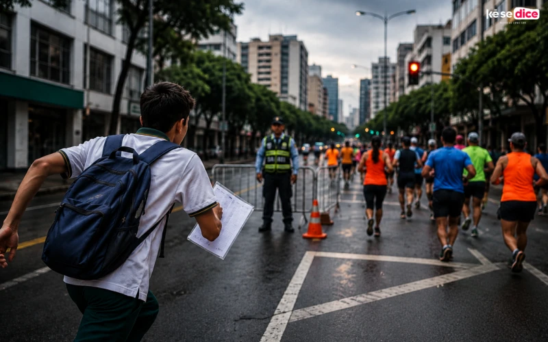 La verdadera maratón la corrieron los estudiantes del Icfes en Bucaramanga