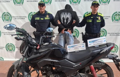 Robó una motocicleta, intentó escapar y terminó capturado en Bucaramanga