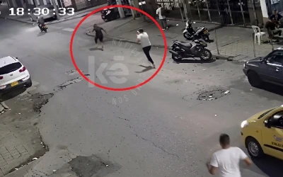 Cámara captó el momento en el que víctima abatió a un presunto ladrón en Bucaramanga