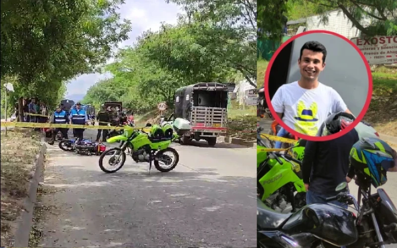 Motociclista muere atropellado por un camión en la vía Chimitá