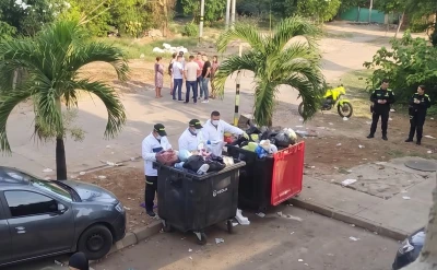 Vecinos descubrieron un feto humano dentro de un contenedor de basura, en Santander