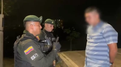 Alias 'El Gordo' disparó para escapar de la Policía, pero terminó capturado en Piedecuesta