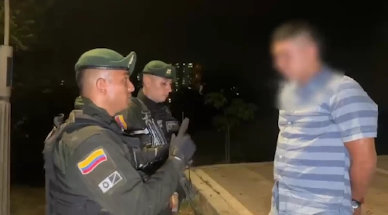 Alias 'El Gordo' disparó para escapar de la Policía, pero terminó capturado en Piedecuesta