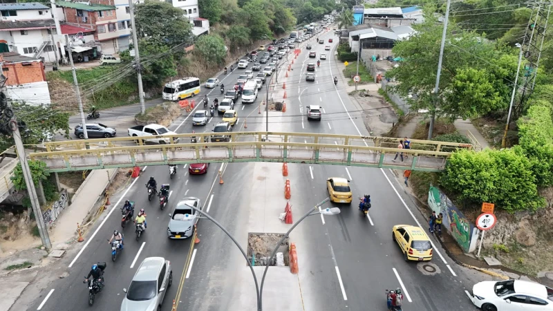 ¡Atento! Por desmonte de puente en obra del tercer carril habrá cierres viales en Floridablanca