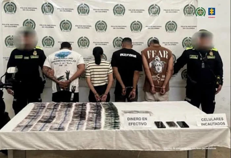 Robaron más de $59 millones y fueron capturados durante la fuga en Aguachica