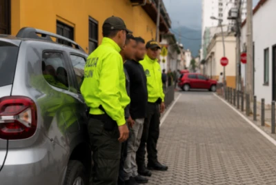 Cayeron con una camioneta robada en Piedecuesta y  tenían un  amplio prontuario judicial