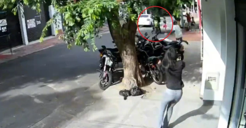 Cámara captó el momento en el que la Policía abatió a un delincuente en Cúcuta