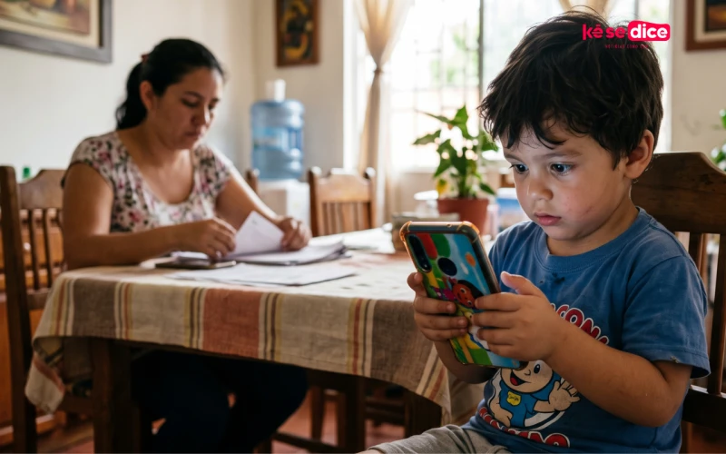 Lo que apaga la rabieta hoy también puede apagar su cerebro mañana: alerta por el uso de pantallas en niños
