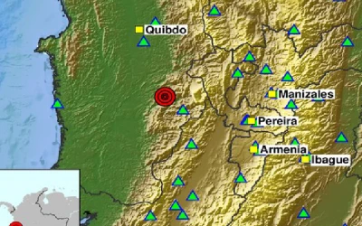 Fuerte sismo sacudió a Bucaramanga y Santander en la mañana de este lunes