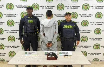 Capturaron a un hombre armado con extenso prontuario en Floridablanca