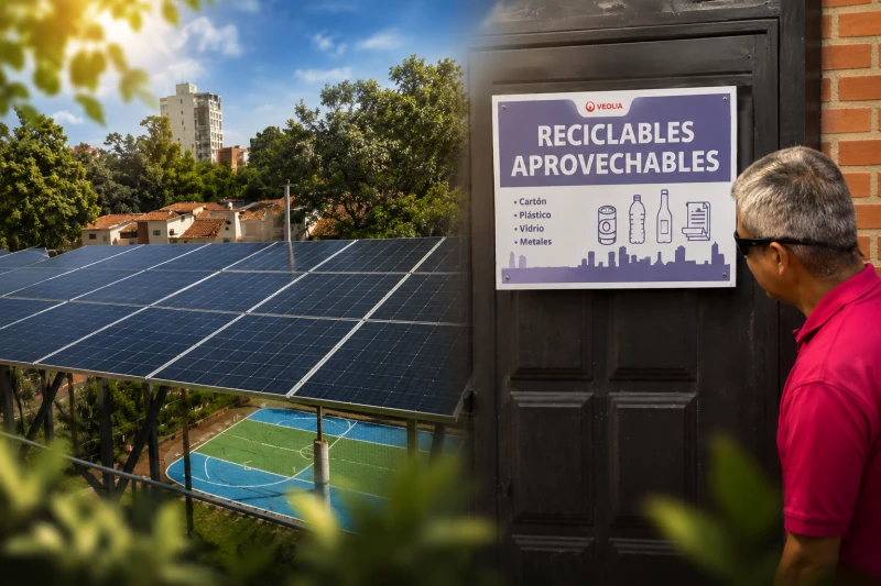 Conjuntos de Floridablanca apuestan por el ambiente:  58 paneles solares y 1.5 toneladas de reciclaje al mes