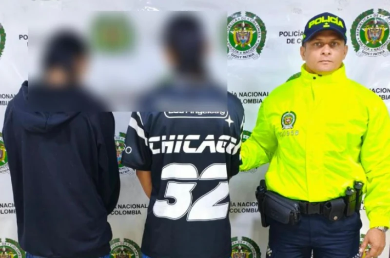 Cayeron dos jóvenes señalados de apuñalar a un hombre para robarle la moto en Bucaramanga