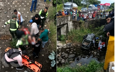 Familia que viajaba hacia Santa Marta sufrió grave accidente en San Martín, Cesar
