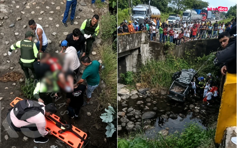 Familia que viajaba hacia Santa Marta sufrió grave accidente en San Martín, Cesar