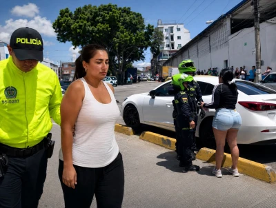 ¿Qué hacía 'La Reina ', clave en asalto a la Joyería Franco, en el carro baleado en Bucaramanga?