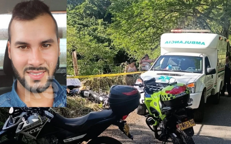 Ricardo Calderón, el motociclista que perdió la vida en un accidente en la vía Socorro -Simacota