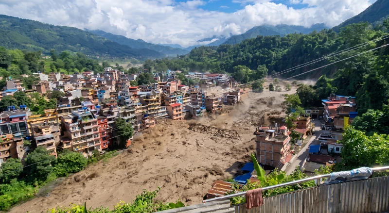 ¡Qué tragedia! Avalancha en Nepal arrasó varios pueblos y sepultó miles de personas