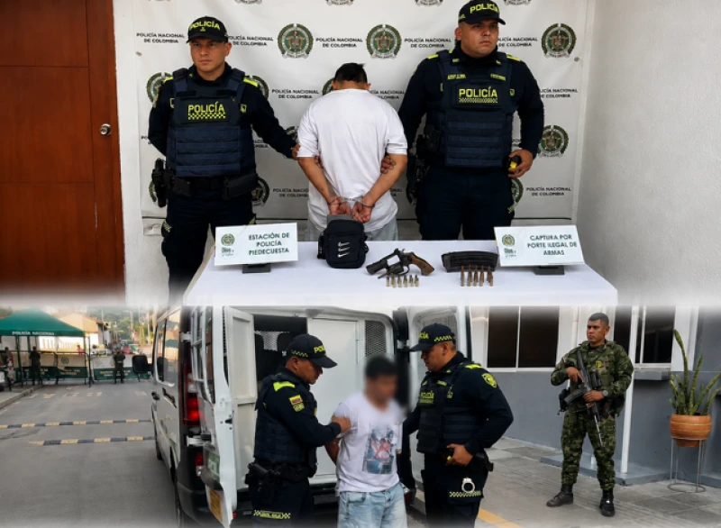 Alias ‘Piñata’ cayó con revólver y munición para fusil: lo investigan por homicidio en Piedecuesta