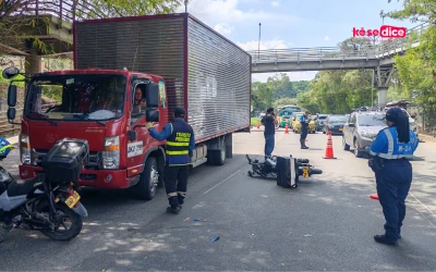 Accidente múltiple dejó cinco personas lesionadas en la vía Piedecuesta–Floridablanca