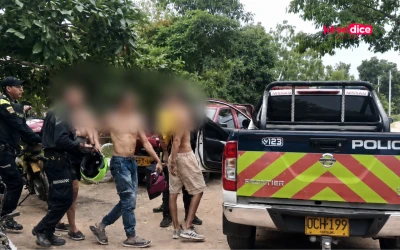 Operativo en Nuevo Girón dejó dos capturados y droga incautada