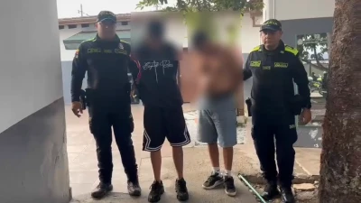 Dos hombres cayeron tras disparar al aire: uno habría abierto fuego contra la policía en Girón