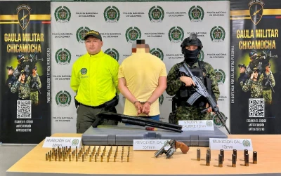 Cayó alias ‘el Mundo’ en Bucaramanga, señalado de traficar armas por más de 10 años