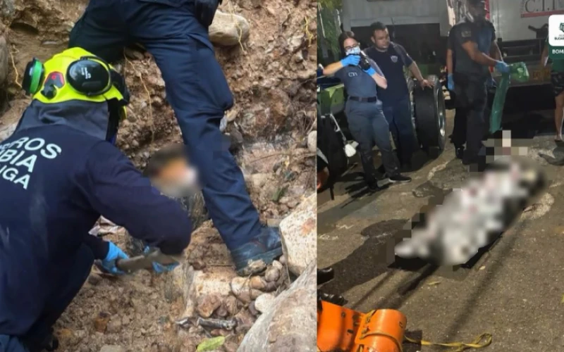 Tragedia en la escarpa de Bucaramanga: Minero ilegal fallece sepultado en Campo Hermoso