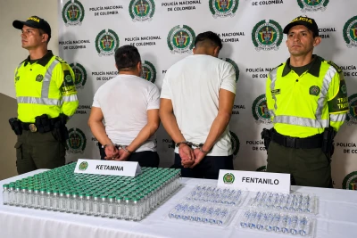De Lebrija a Antioquia: cayó cargamento de fentanilo y ketamina avaluado en $51,6 millones
