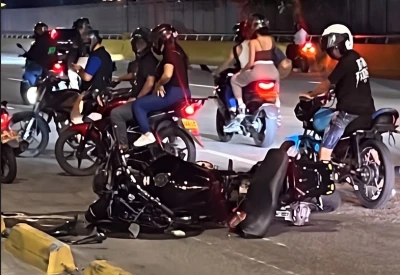 Jhonny Hernández murió en un grave accidente en el viaducto García Cadena de Bucaramanga